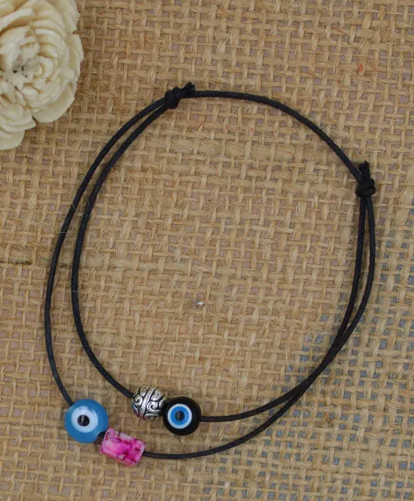 Black_Thread_with_Evil_Eye_Beads_Anklets_for_Girls/nazariya_anklet_Cotton_Dori_Anklet