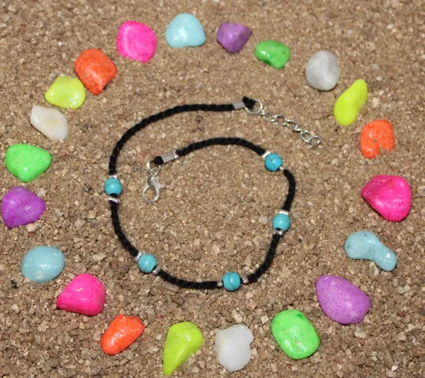 Black_Thread_Anklet_with_Turquoise_Beads_Cotton_Dori_Anklet_Cotton_Dori_Anklet