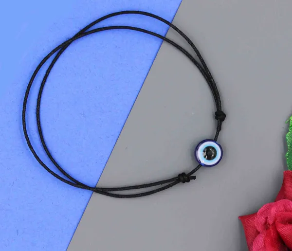 different_color_Evil_Eye_Bead_with_different_color_Cottan_Thread_Anklet/nazariya_anklet_For_Girls_(Pack_of_2)