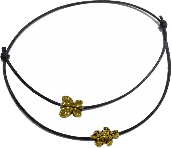 Black_Thread_Anklet_with_Oxidised_Gold_BUTERFLY_+_Tartoise_for_Girls/nazariya_Cotton_Dori_Anklet