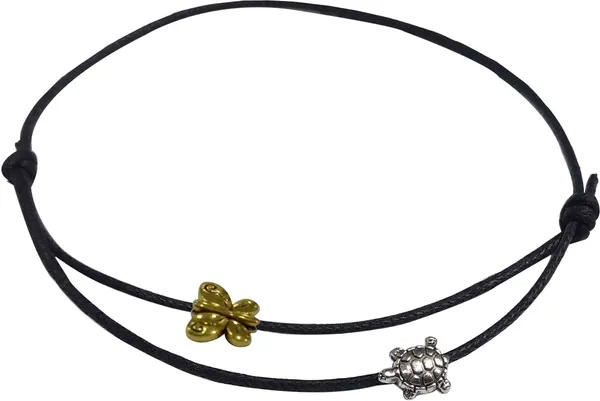 Black_Thread_Anklet_with_Oxidised_Gold_BUTERFLY_+_silver_Tartoise_for_Girls_Cotton_Dori_Anklet