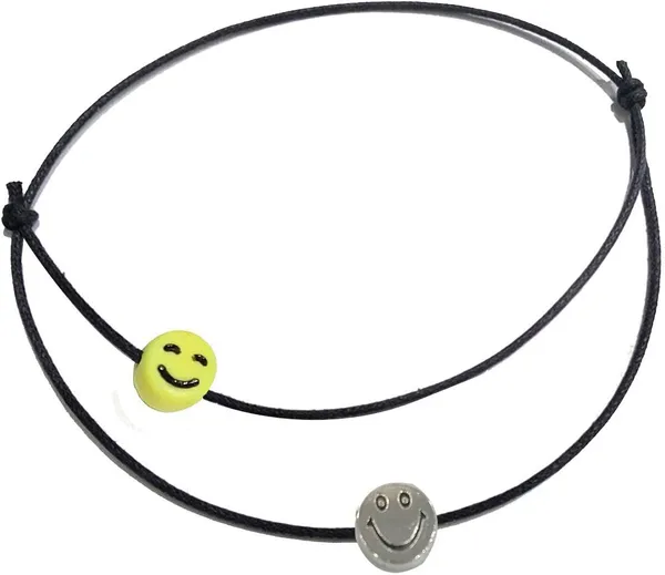 Black_Thread_Anklet_with_Oxidised_SMILY_for_Girls/nazariya_Cotton_Dori_Anklet