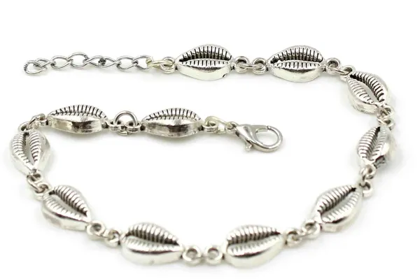 Silver_Chain_with_Turquise+_Kodi_oxidised_Beads_Anklets_Silver_Anklet