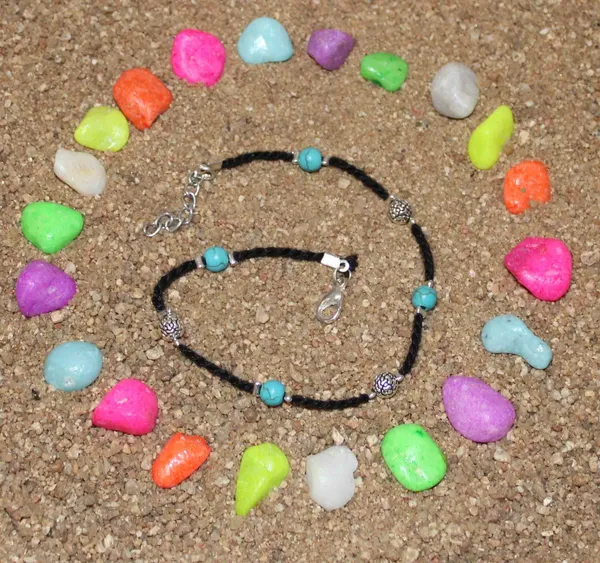 Black_Thread_Anklet_with_Turquoise_+_oxidised_Beads_Cotton_Dori_Anklet_Cotton_Dori_Anklet