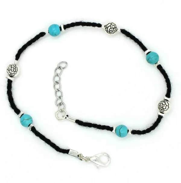 Black_Thread_Anklet_with_Turquoise_+_oxidised_Beads_Cotton_Dori_Anklet_Cotton_Dori_Anklet