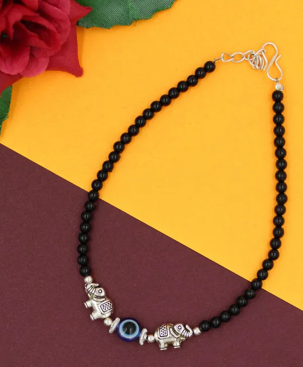 Black___Evileye_beads_Anklet_for_girls_and_women_Metal_Anklet