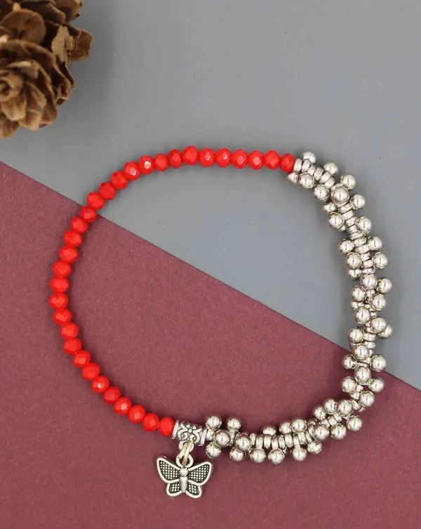 Acrylic_Anklet_in_red_stylish_wear