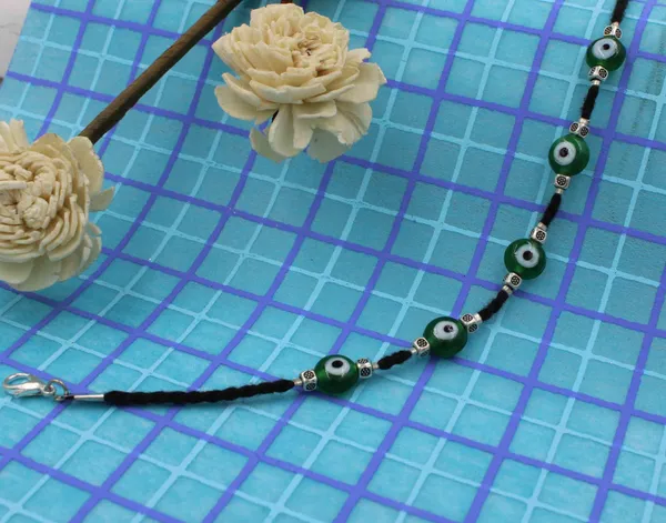 Black_Thread_and_EVILEYE_Beads_Adjustable_Anklet_Cotton_Dori_Anklet