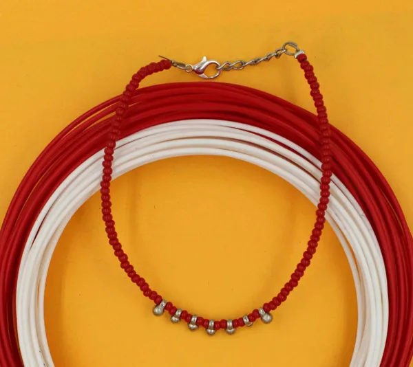 Fashion_Boho_Beads_Rice___Evileye_Beads_Colorful_Beaded_Anklet_for_Girls_Brass_Anklet