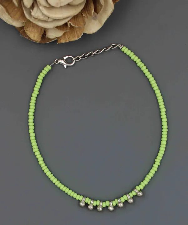 Brass_Anklet_stylish_green