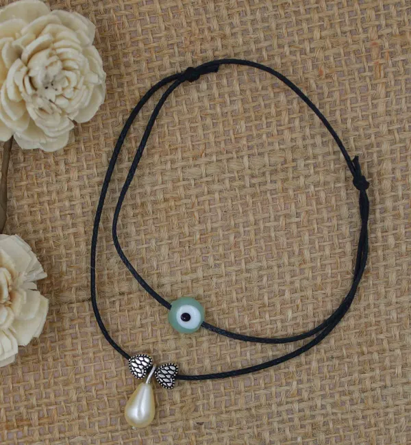 Black_Thread_with_Evil_Eye_Beads_Anklets_for_Girls/nazariya_anklet_Cotton_Dori_Anklet
