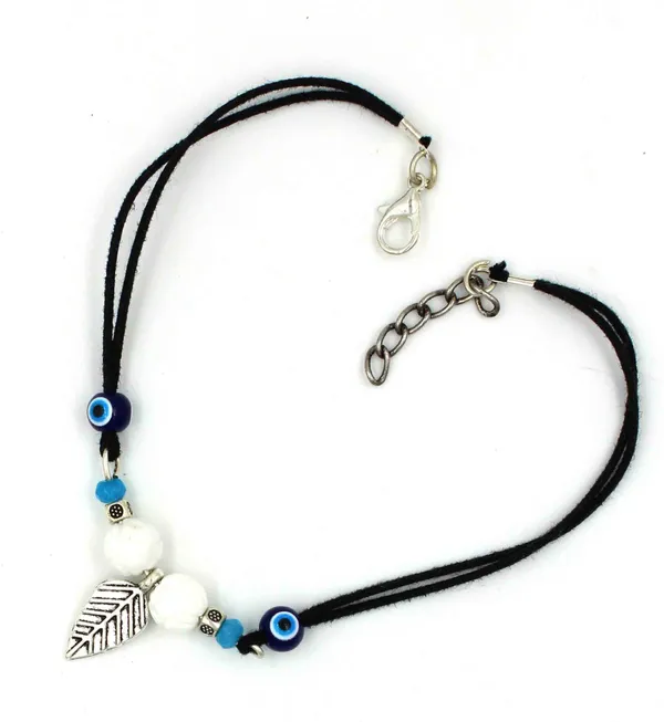 Black_Thread_with_Evil_Eye_Beads_Anklets_for_Girls/nazariya_anklet_Cotton_Dori_Anklet