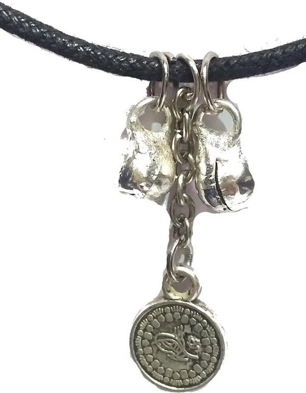 Black_thread_Oxidise_penadl_+_Coin_hanging_Cotton_Dori_Anklet_Cotton_Dori_Anklet
