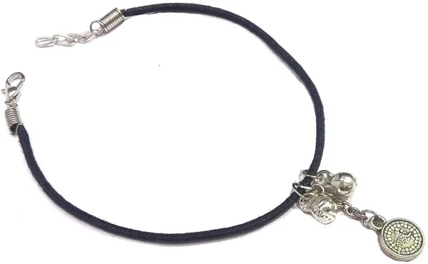 Black_thread_Oxidise_penadl_+_Coin_hanging_Cotton_Dori_Anklet_Cotton_Dori_Anklet