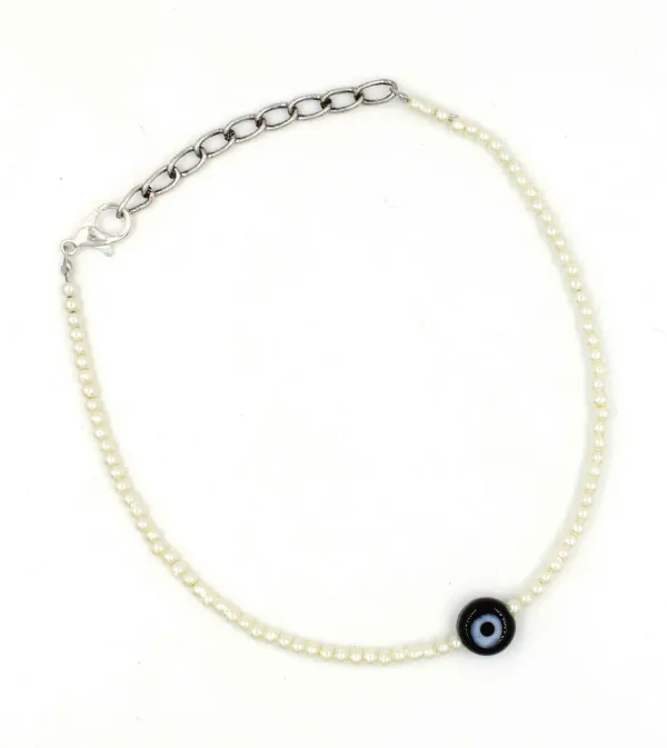Fashion_Boho_Beads_Rice___Evileye_Beads_Colorful_Beaded_Anklet_for_Girls_Brass_Anklet