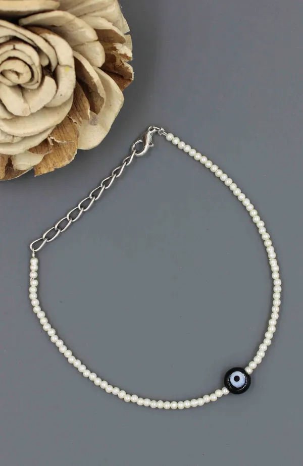 Fashion_Boho_Beads_Rice___Evileye_Beads_Colorful_Beaded_Anklet_for_Girls_Brass_Anklet