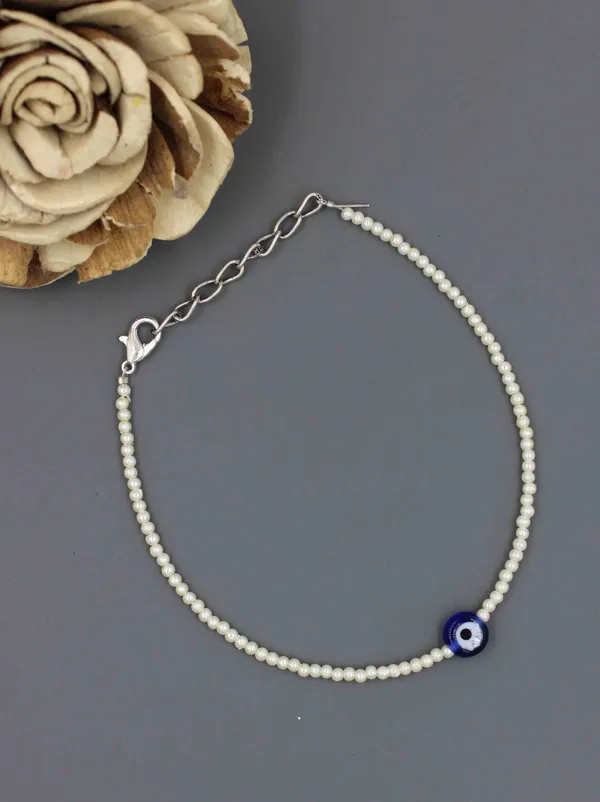 Fashion_Boho_Beads_Rice___Evileye_Beads_Colorful_Beaded_Anklet_for_Girls_Brass_Anklet