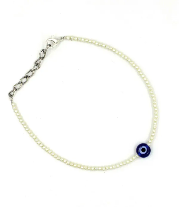 Fashion_Boho_Beads_Rice___Evileye_Beads_Colorful_Beaded_Anklet_for_Girls_Brass_Anklet