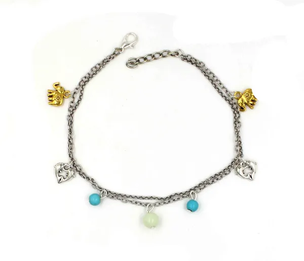 Glow_In_the_Dark_Radium_+_Turquoise_Beads_Black_thread_Anklet_Cotton_Dori_Anklet