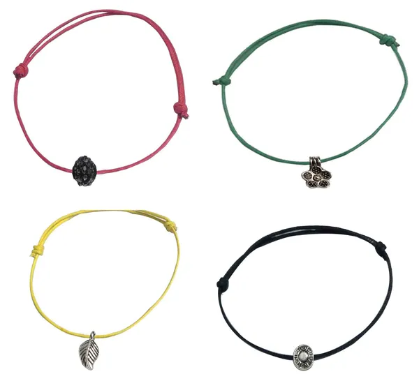 Multicolor_Adjustable_Thread_Anklet_Set___Pack_of_4_with_Funky_Charms_for_Women___Girls