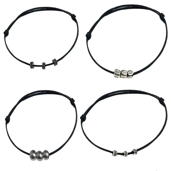 Minimal_Tribal_Charm_Anklet_Set___4_pcs_Black_Thread_with_Beaded_Accents