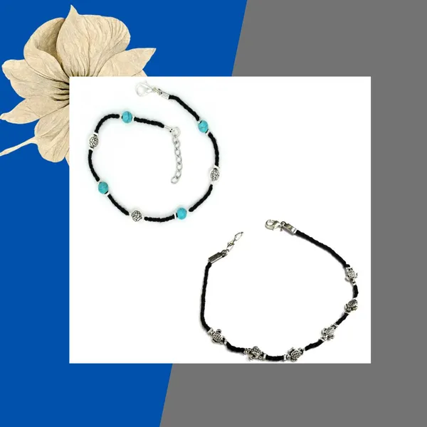 Oxidized_Thread_Anklet_Combo___Tribal_Charm___Turquoise_Beads