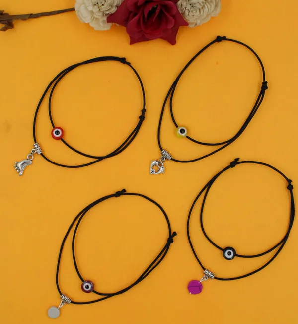 VibeGuard_Anklet_Set___Colorful_Charms_of_Protection