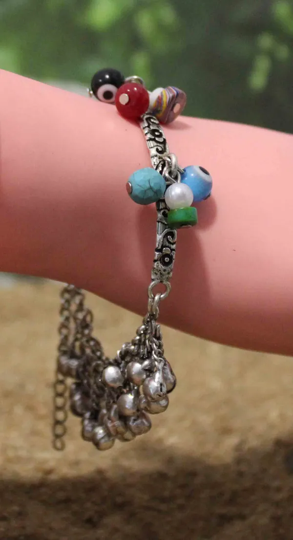 Colorful_Charm_Oxidized_Bracelet_with_Emoji_and_Beads