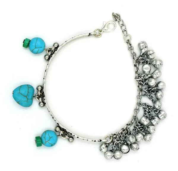 Oxidized_Silver_Bracelet_with_Turquoise_Heart_and_Bead_Charms