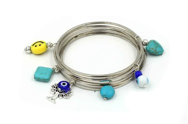 Boho_Oxidized_Charm_Bracelet_/Bangles_with_Evil_Eye,_Beads___Smiley_Accents