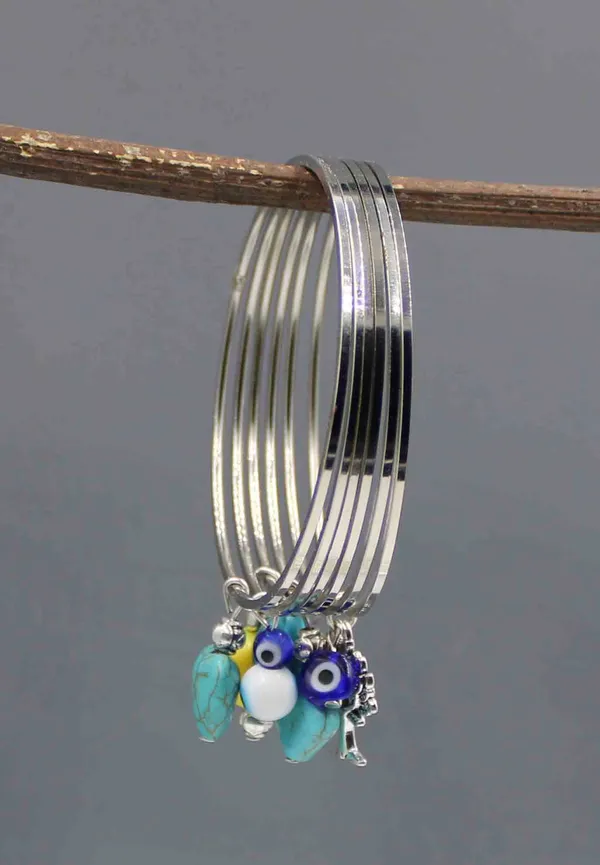 Boho_Oxidized_Charm_Bracelet_/Bangles_with_Evil_Eye,_Beads___Smiley_Accents