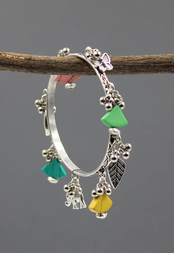 Oxidised_Silver_Charm_Bangle_with_Tribal_Motifs___Multicolor_Stones___Size_2.2_to_2.8