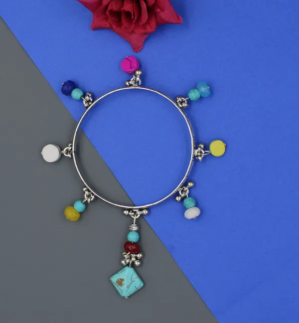 Oxidised_Multicolor_Beaded_Charm_Bangle_with_Hanging_Pendant___Size_2.2_to_2.8