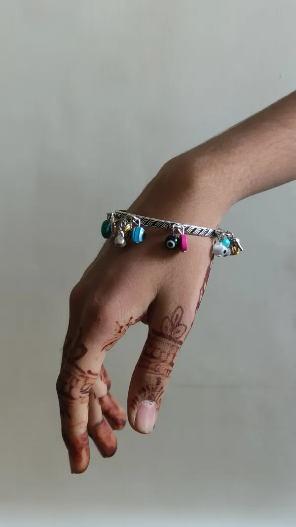 Evil_Eye_Charm_Oxidised_Bangle_with_Colorful_Beads___Antique_Motifs___Size_2.2_to_2.8