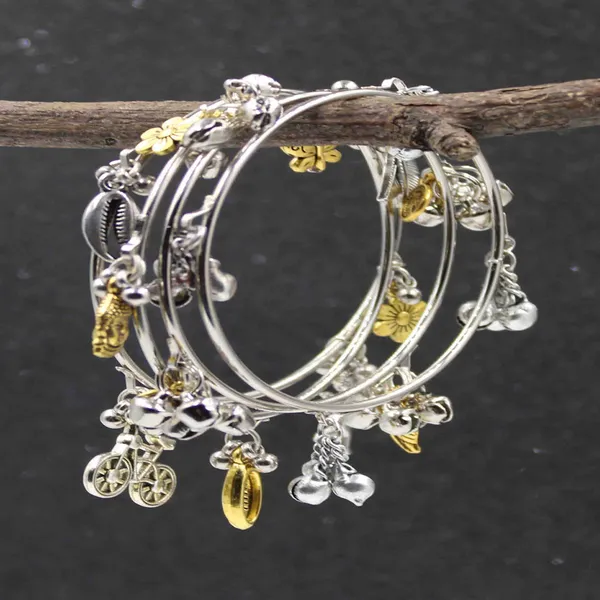 Boho_Oxidised_Charm_Bangle_with_Buddha___Ghungroo_Dual-Tone_Elegance
