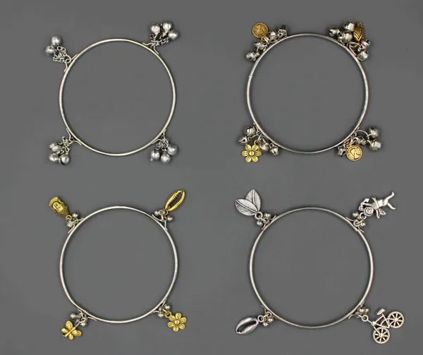 Boho_Oxidised_Charm_Bangle_with_Buddha___Ghungroo_Dual-Tone_Elegance