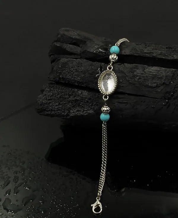 Turquoise_Beads_Oxidised_Bracelet