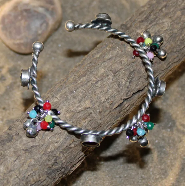 Antique___Tribal_Theme_Aesthetic_Oxidised_Slim_Kada