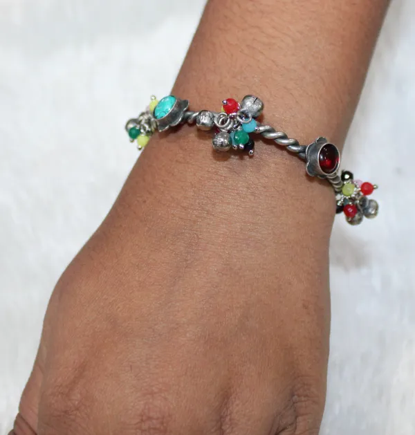 Antique___Tribal_Theme_Aesthetic_Oxidised_Slim_Kada