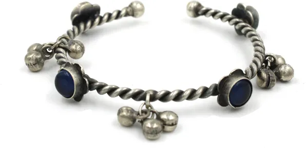 Antique___Tribal_Theme_Aesthetic_Oxidised_Slim_Kada