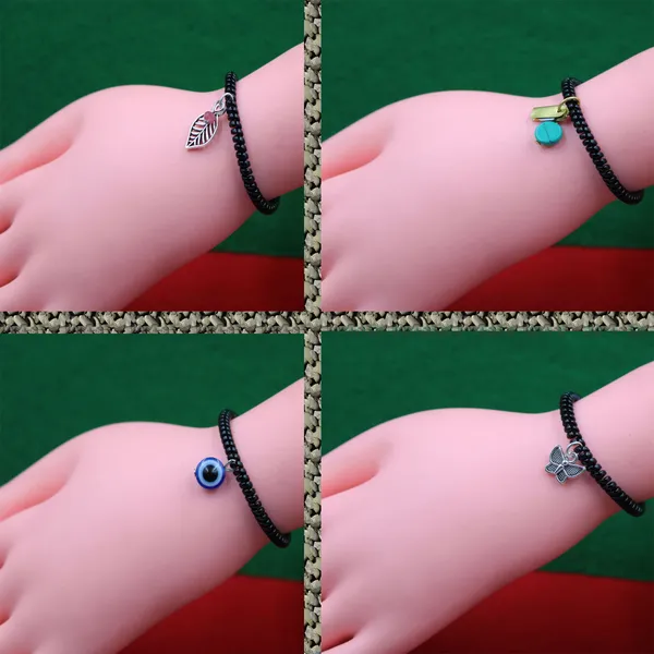 Oxidized___Stretchable_Charm_Bracelet_Combo___Traditional___Trendy_Styles