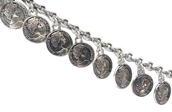 Plain_oxidised_Silver_Slim_Kamarband_with_coin_Hanging