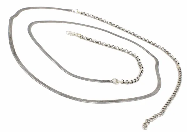Plain_oxidised_silver_Slim_Kamarband_for_Women_and_Girls