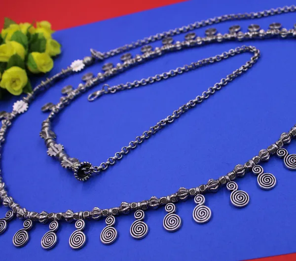 Plain_oxidised_Silver_Slim_Kamarband