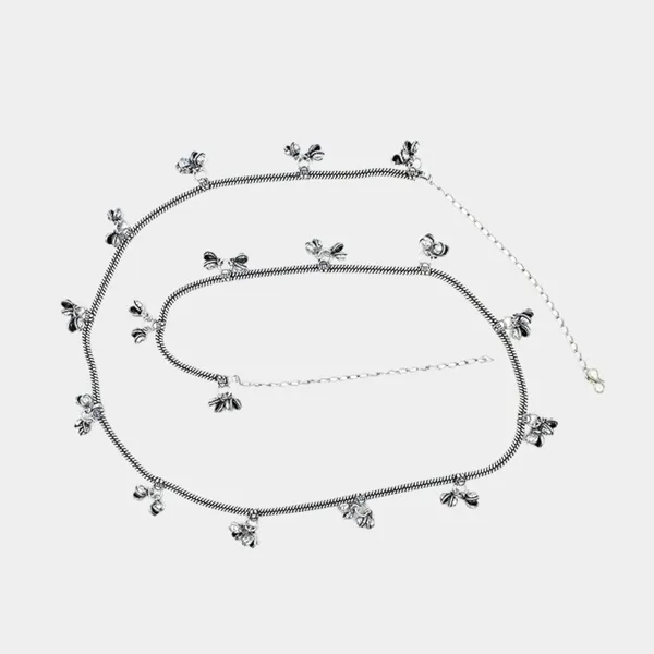 Plain_oxidised_silver_Slim_With_Brass_Gungru_Kamarband