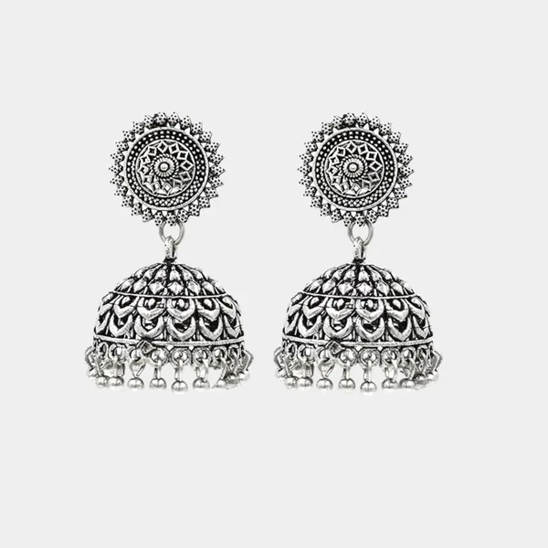 Handmade_Silver_Plated_Oxidised_Jhumka_Earrings