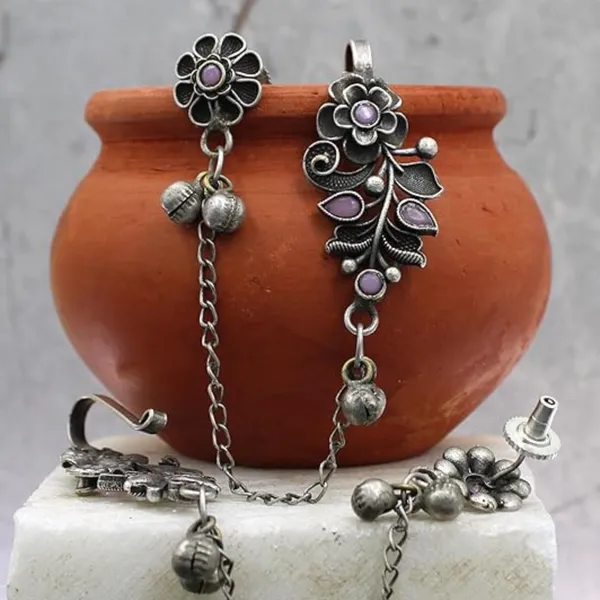 Dark_Oxidized_Silver_Earcuff_for_Women___Girls