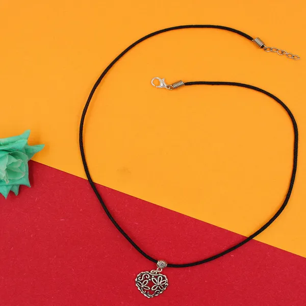 Black_Thread_Charm_Necklace_Set_for_Girls___Women___Heart,_Dolphin,_Butterfly___Ganesha_Pendants_(Set_of_4)