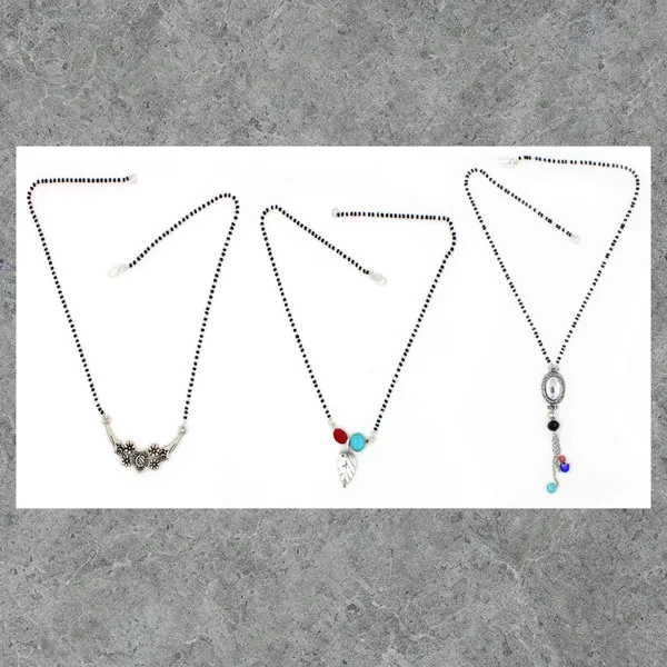 ??_Boho_Fusion_Mangalsutra_Combo___Set_of_3_(Adjustable,_17_inch)