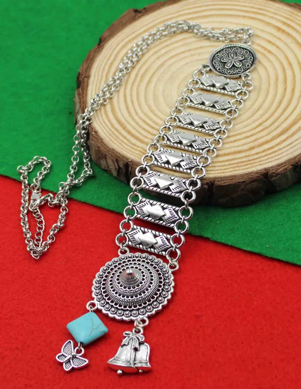 __Boho_Charm_Choker_Necklace_Combo___Set_of_3_for_Women___Girls__(Image_6___Tribal_Pendant,_Antique_Butterfly,_and_Beaded_Boho_Chokers)